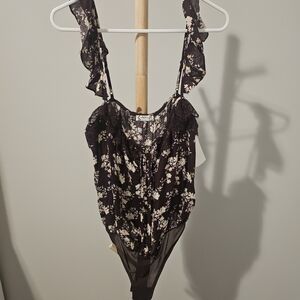 Free People Intimatetly Bodysuit (NWT), Size M